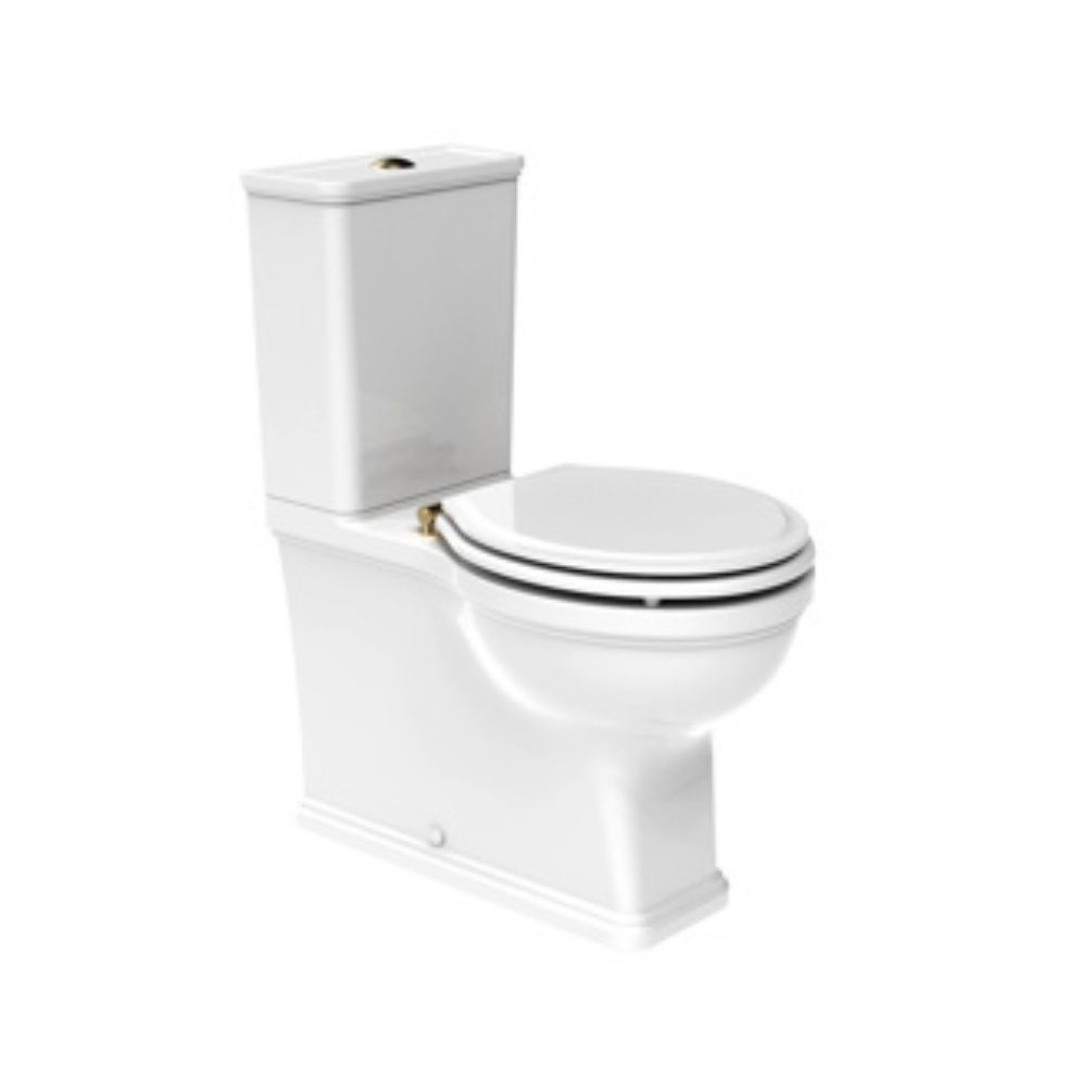 Product cut out image of the Tavistock Marston Close Coupled Back to Wall Toilet